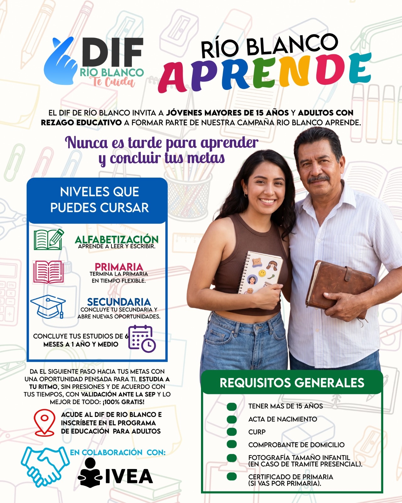 Río Blanco abre nuevas oportunidades educativas con el programa “Río Blanco Aprende”